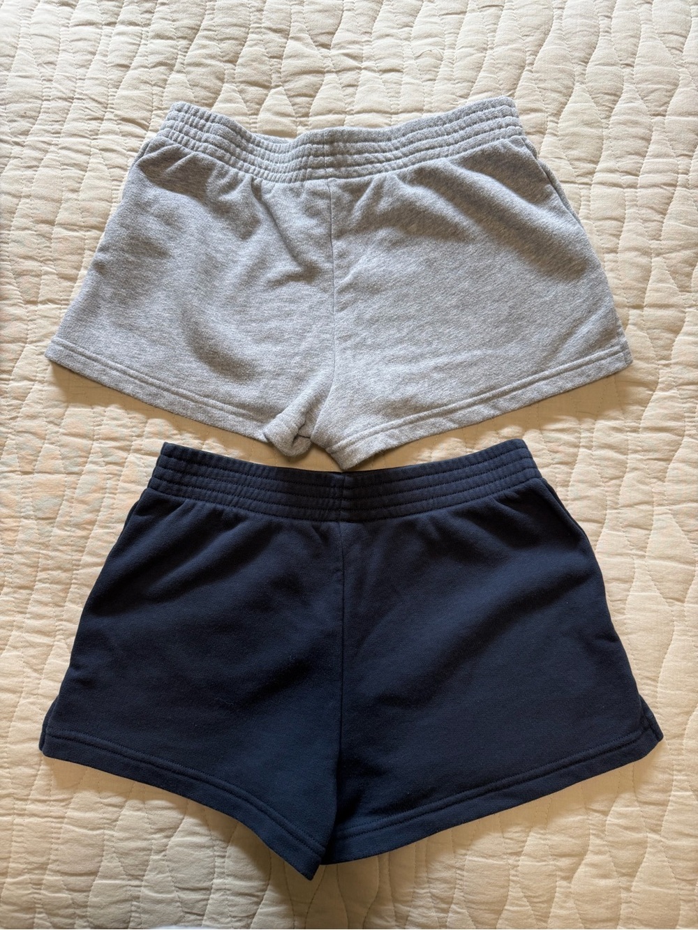 TNA Women's Athletic Short Duo - Navy & Heather Gray - Picture 3 of 4